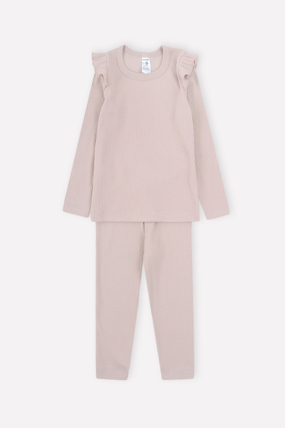 картинка Пижама для девочки Crockid К 1584 кофейный от магазина детских товаров ALiSa