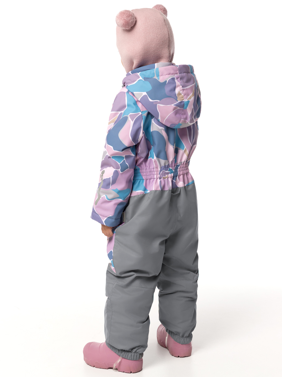 картинка Комбинезон утеплённый для девочки NIKASTYLE 8м1225 Розовый серый от магазина детских товаров ALiSa