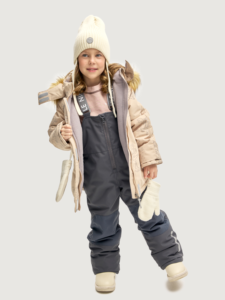 картинка Комплект для девочки NIKASTYLE 7з0825 Латте Серый от магазина детских товаров ALiSa