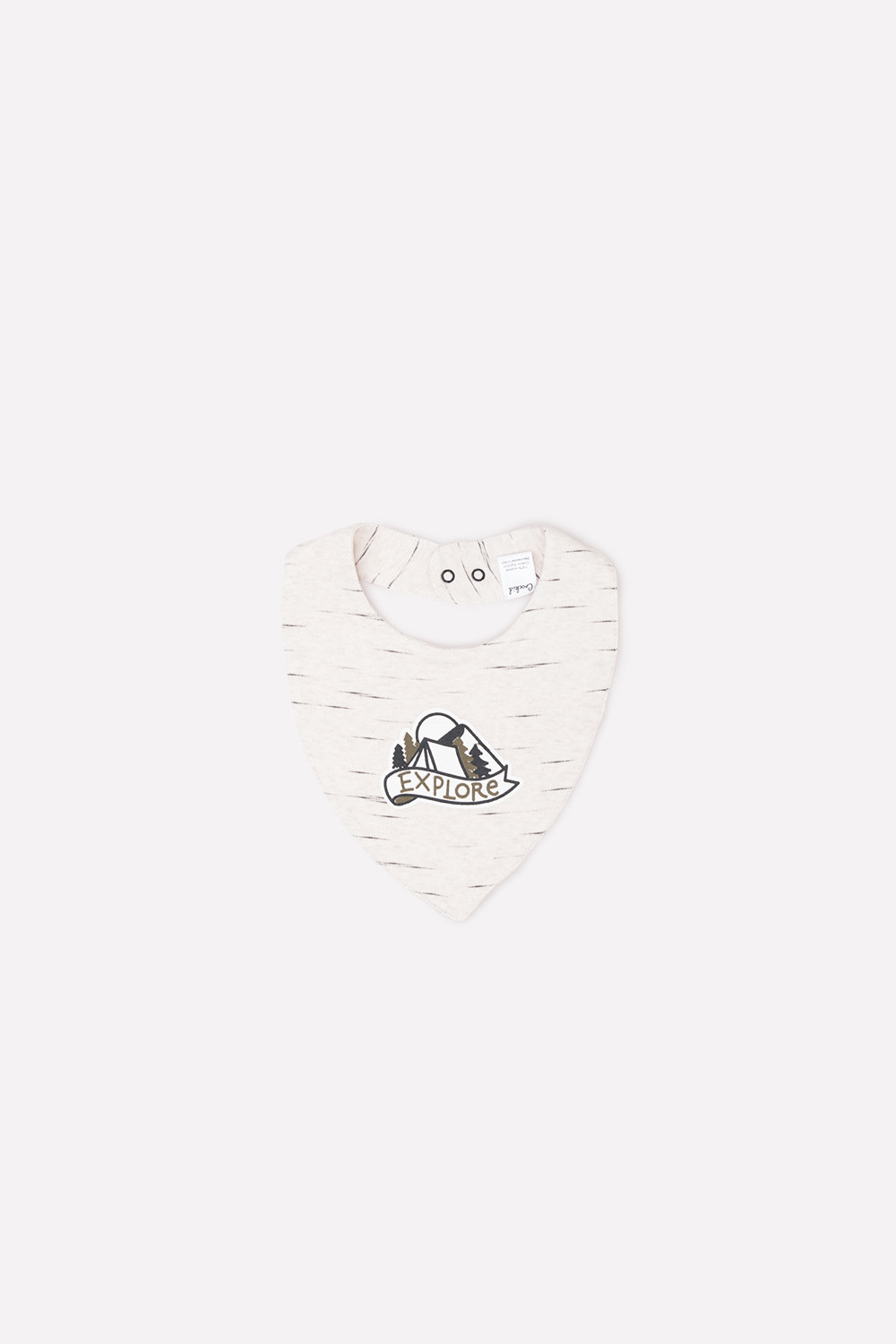 картинка Фартук-нагрудник для мальчика Crockid К 8519 светло-бежевый меланж (кемпинг) от магазина детских товаров ALiSa