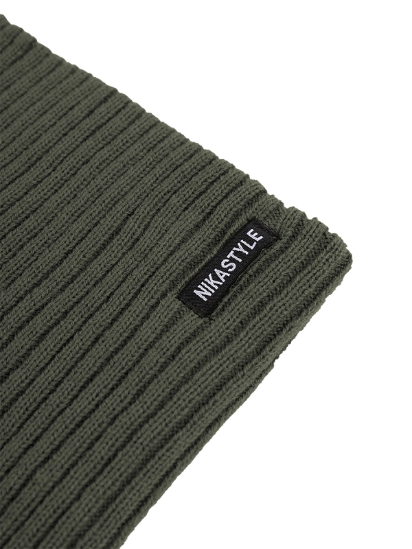 картинка Комплект шапка снуд для мальчика NIKASTYLE 12з16424 Полынь от магазина детских товаров ALiSa