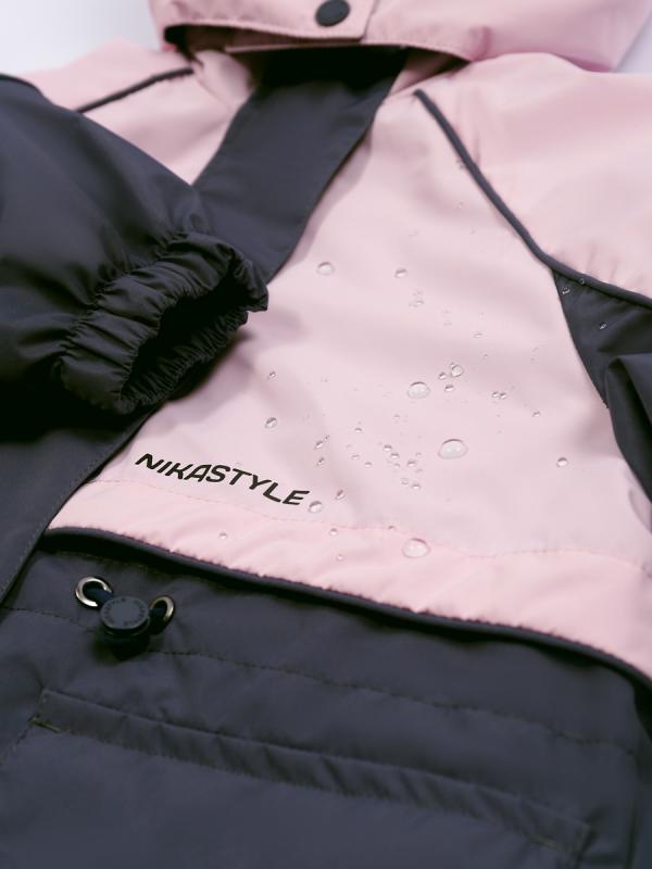 картинка Парка утеплённая для девочки NIKASTYLE 5м3425 Сакура Графит от магазина детских товаров ALiSa