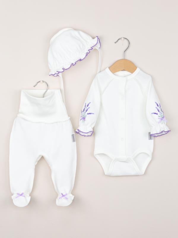 картинка Комплект для девочки Baby Boom КН179/1-И Лаванда + Молоко я738 от магазина детских товаров ALiSa
