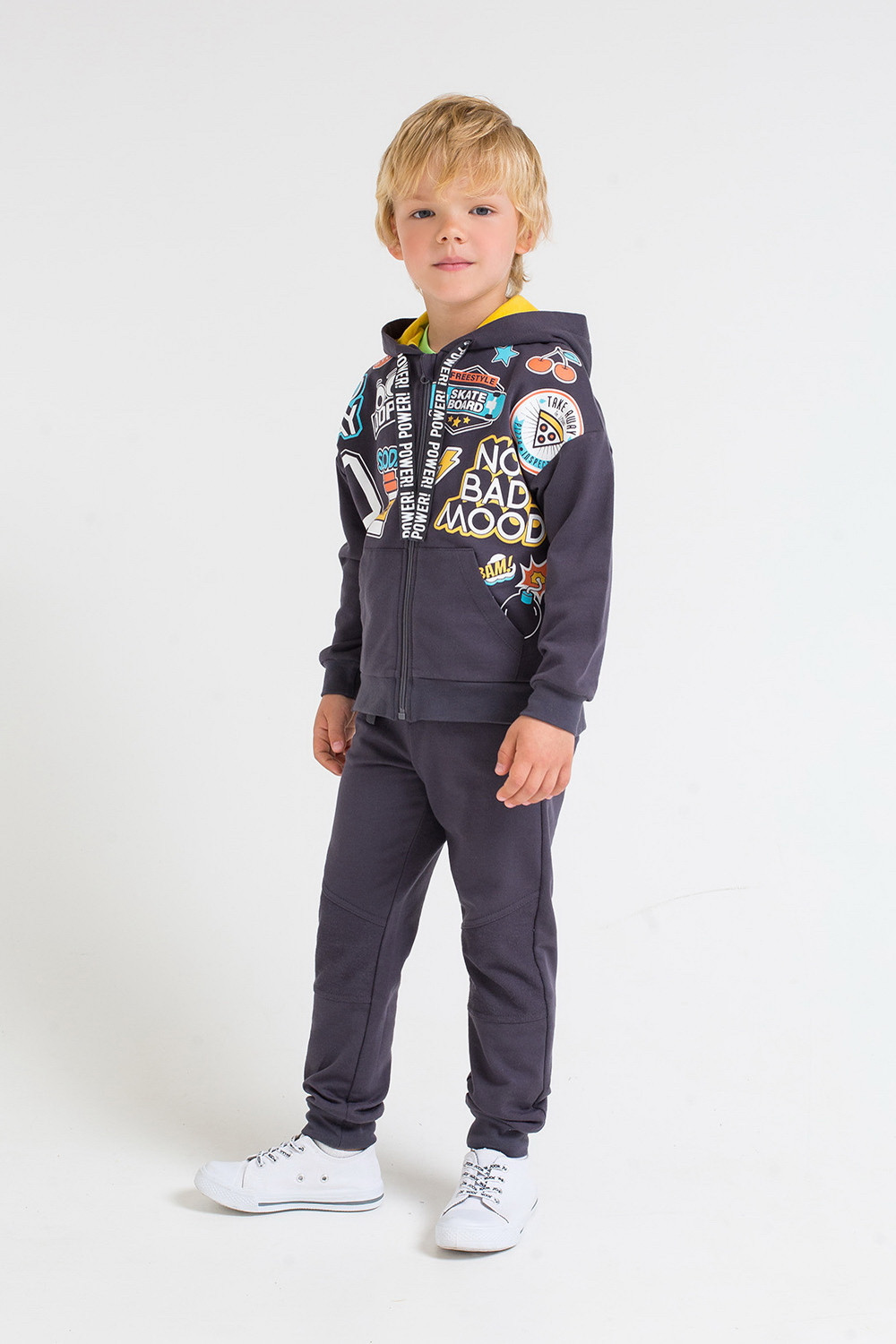 картинка Куртка для мальчиков Crockid КР 300939 темно-серый к252 от магазина детских товаров ALiSa