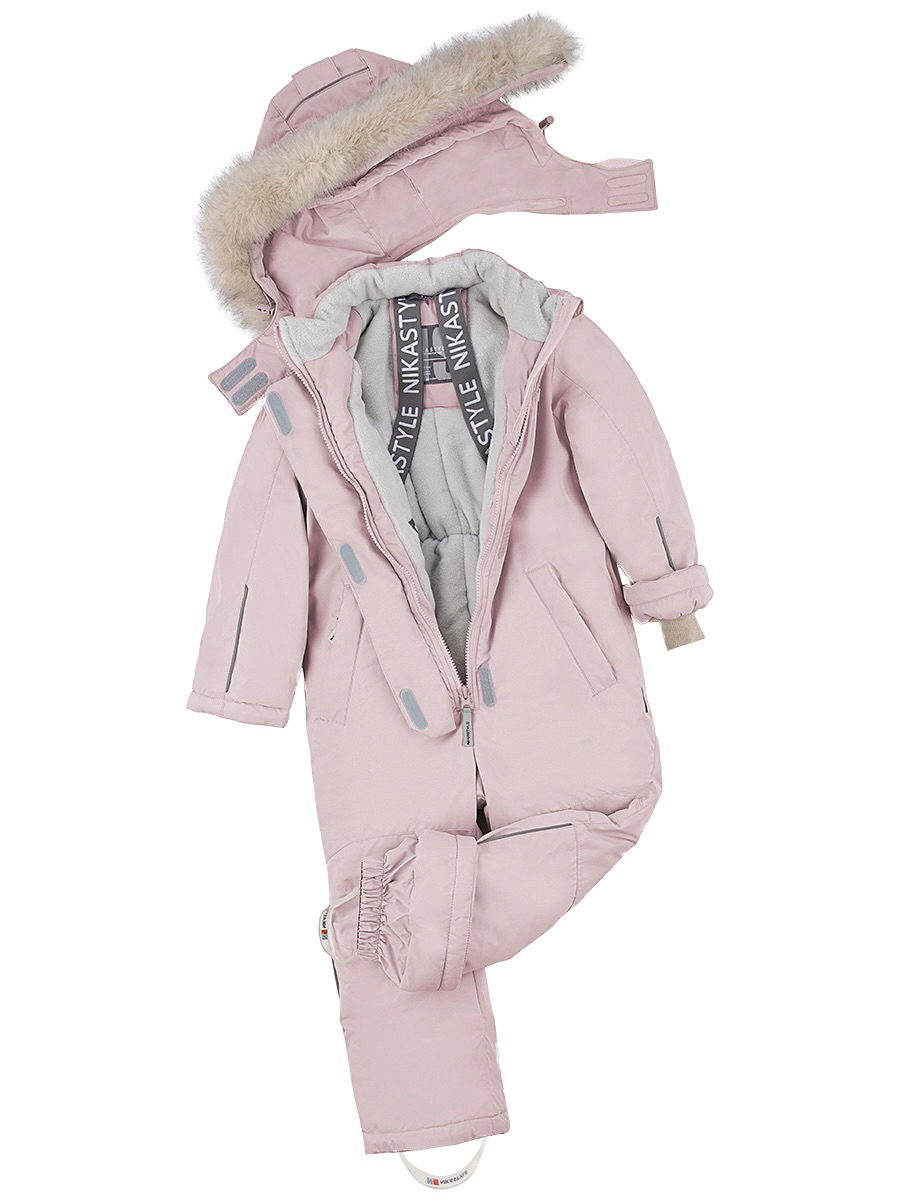 картинка Комбинезон зимний для девочки NIKASTYLE 8з6424 з24 Пудра от магазина детских товаров ALiSa