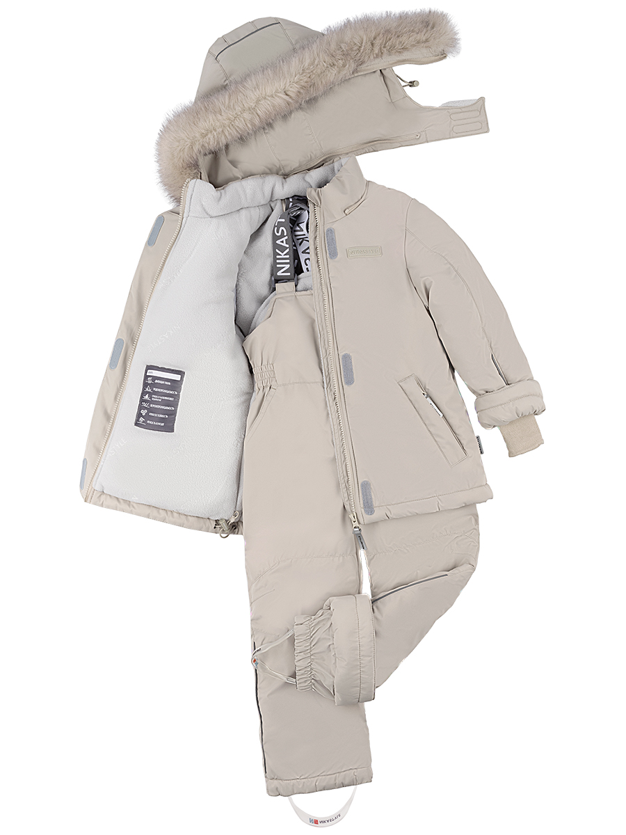 картинка Комплект зимний для девочки NIKASTYLE 7з7024 Беж от магазина детских товаров ALiSa