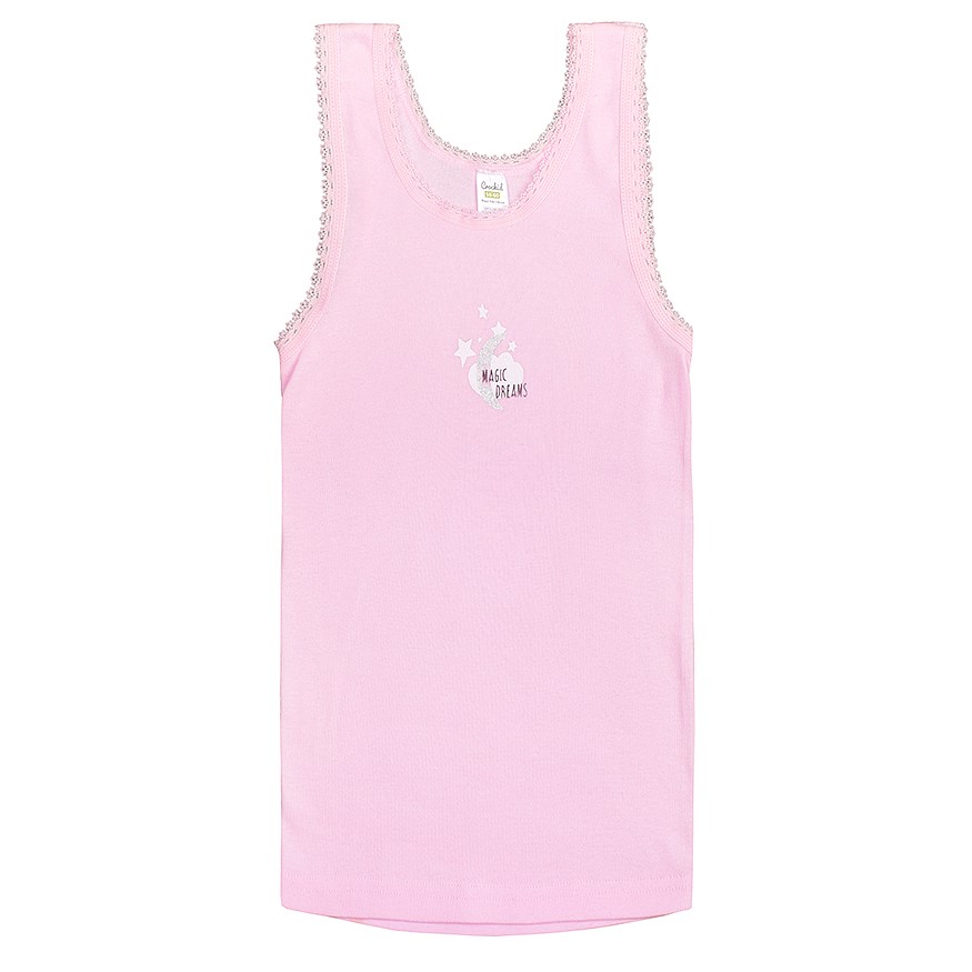 картинка Майка ддя девочки Crockid К 1077 розовый мусс от магазина детских товаров ALiSa