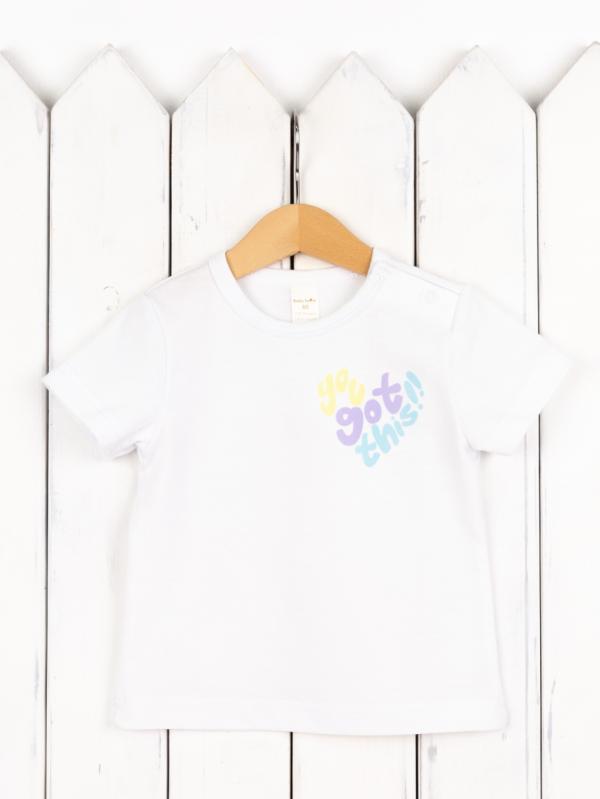 картинка Футболка детская Baby Boom Ф156/4-К Белый от магазина детских товаров ALiSa