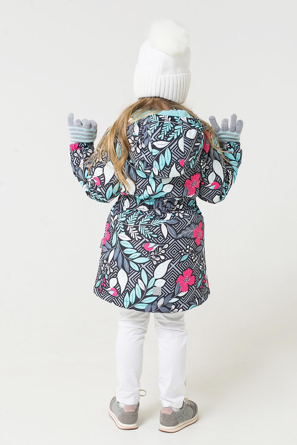 картинка Куртка зимняя для девочки Crockid ВК 38055/н/2 ГР от магазина детских товаров ALiSa