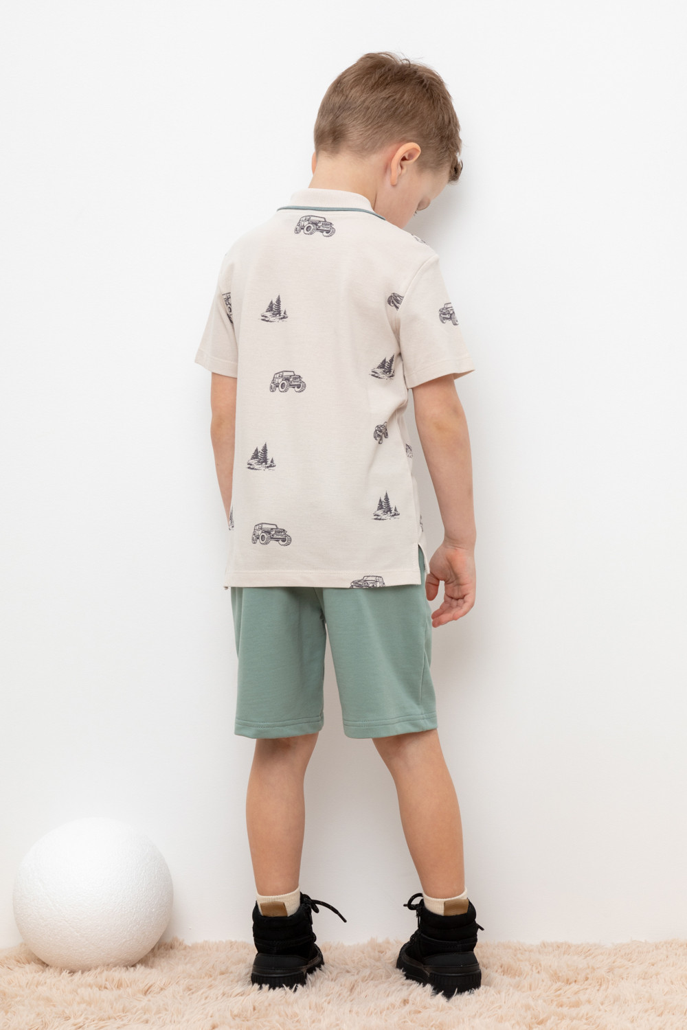 картинка Шорты для мальчика Crockid КР 400510 полынь к424 от магазина детских товаров ALiSa