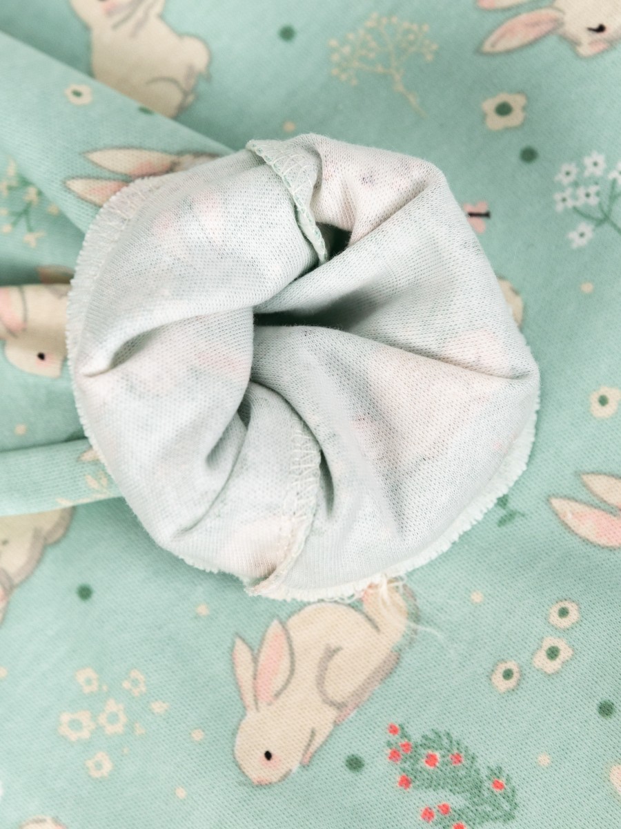 картинка Пижама для девочки Baby Boom КС20/2-И Зайцы на мяте от магазина детских товаров ALiSa