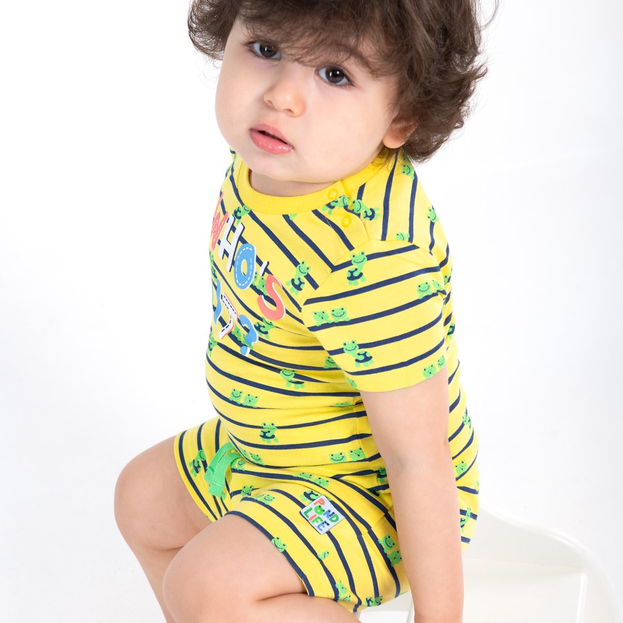 картинка Шорты для мальчика CSNB 70055-30-279 Желтый от магазина детских товаров ALiSa