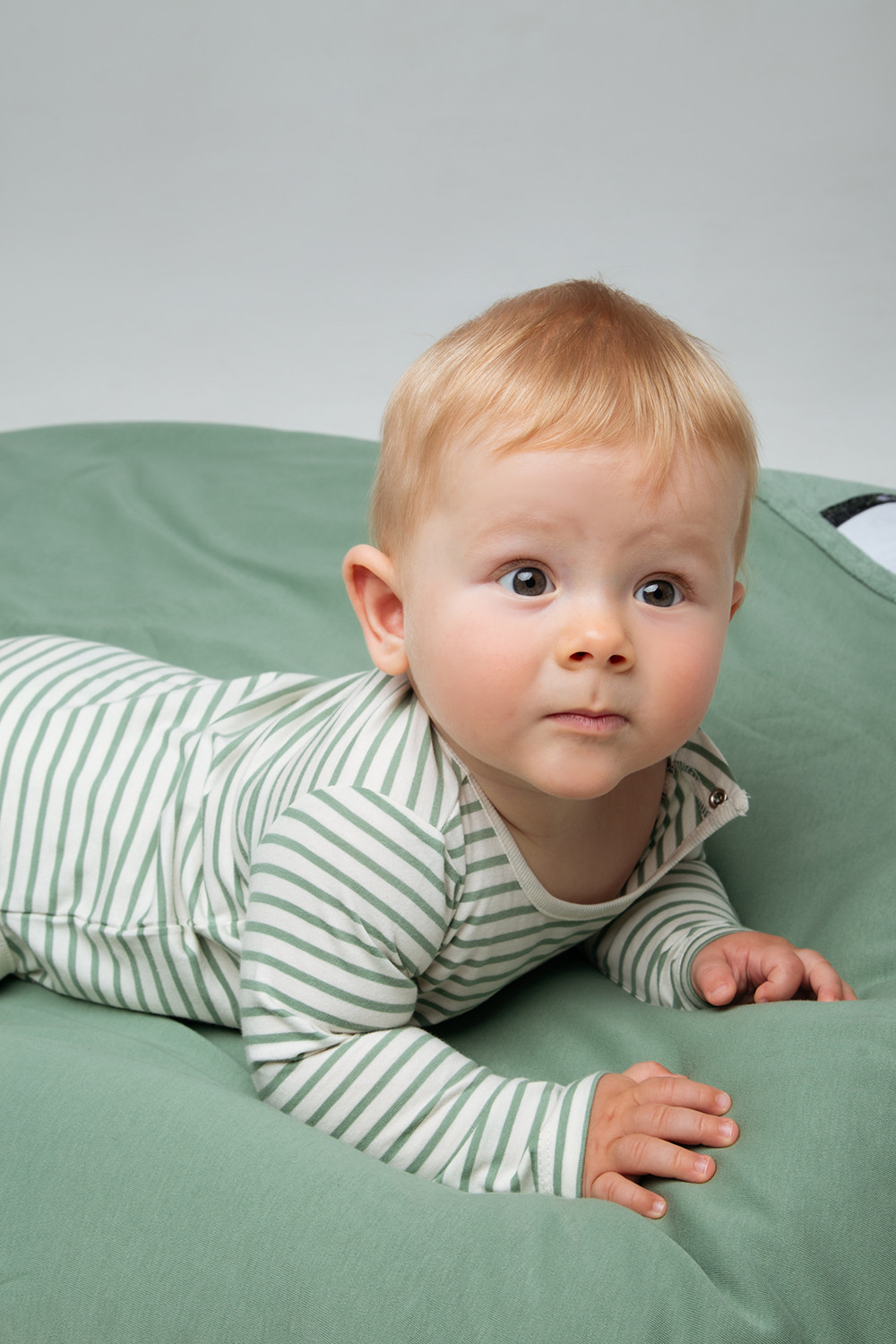 картинка Полукомбинезон для мальчика Crockid К 6423 милитари, полоска от магазина детских товаров ALiSa