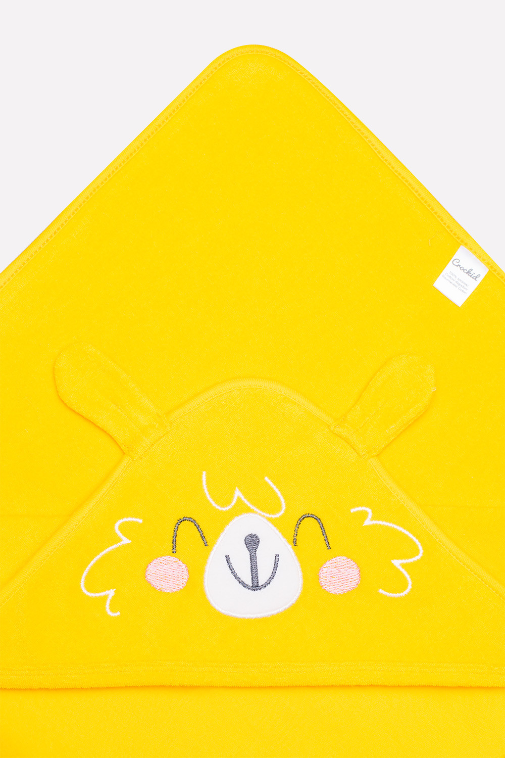картинка Простынка для купания Crockid К 8500 солнечный желтый (лама) от магазина детских товаров ALiSa