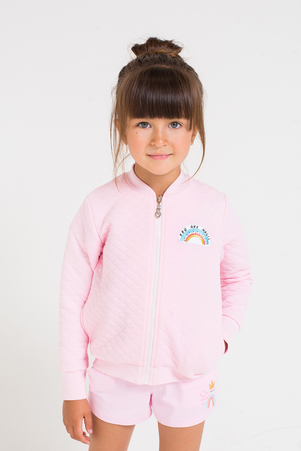 картинка Куртка для девочки Crockid КР 300927 розовое облако к251 от магазина детских товаров ALiSa