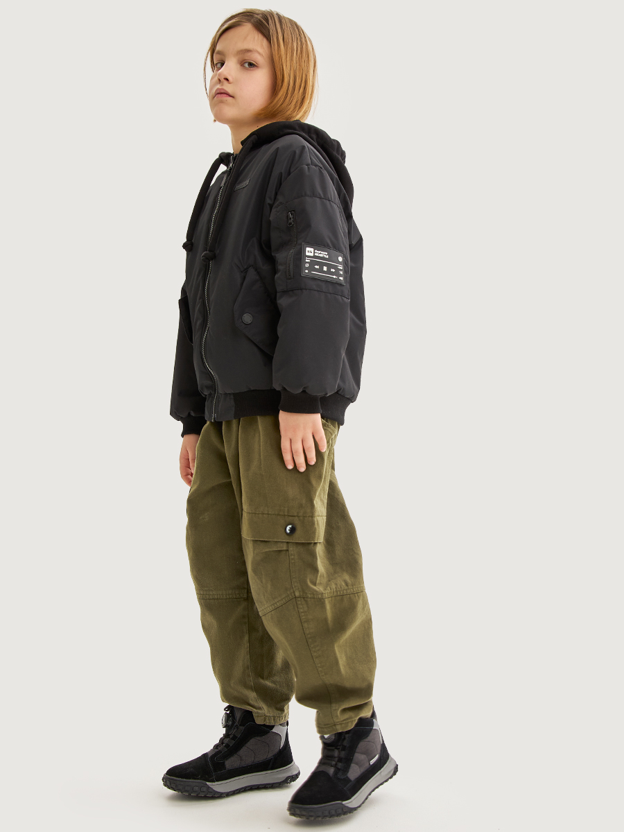 картинка Куртка утеплённая для мальчика NIKASTYLE 4м5525 Черный от магазина детских товаров ALiSa