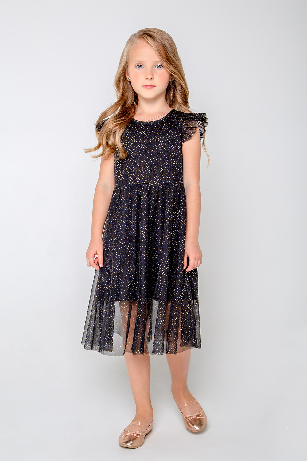 картинка Платье для девочки Crockid К 5528/3 черный от магазина детских товаров ALiSa