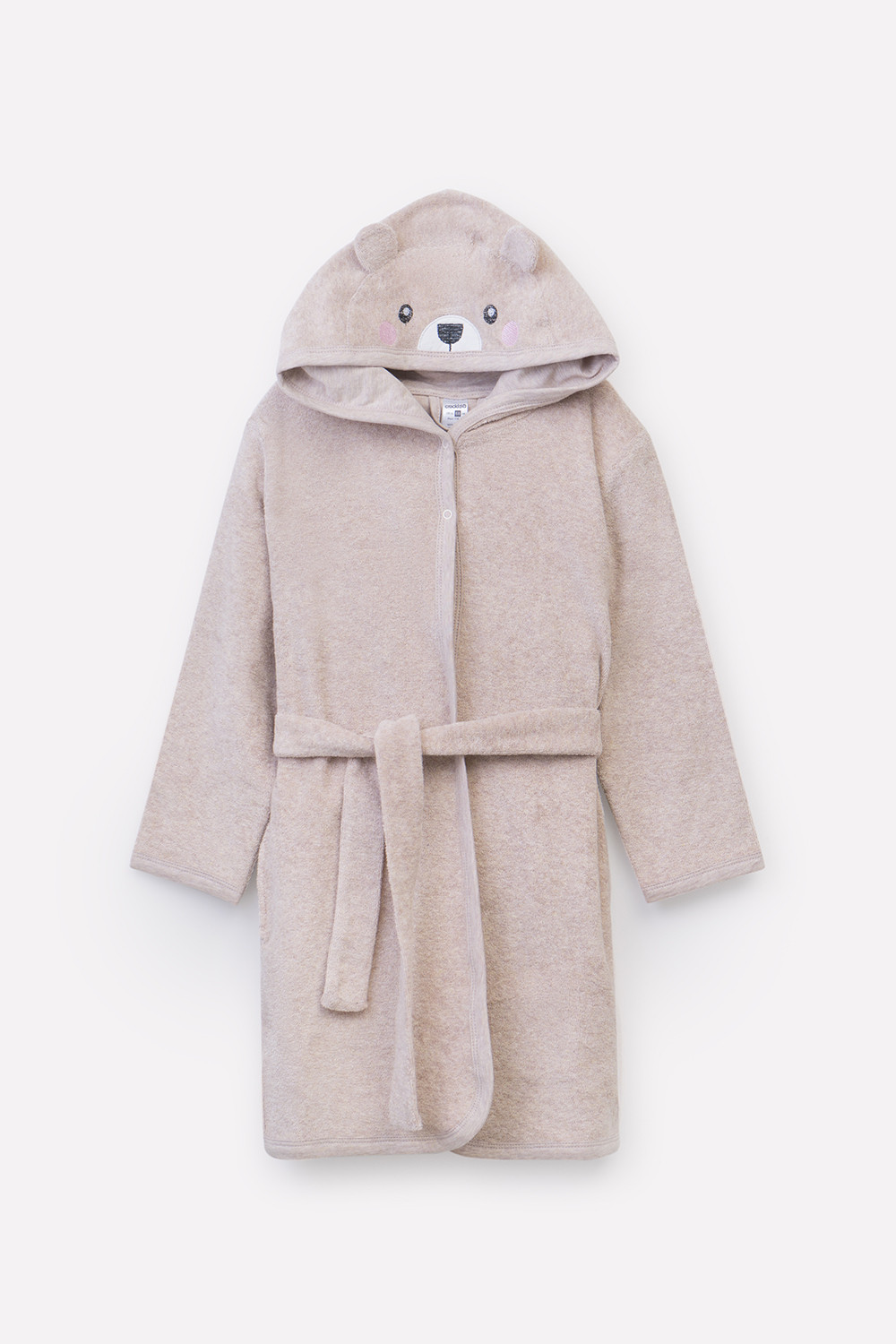 картинка Халат детский Crockid К 5765 бежевый меланж (мишка) от магазина детских товаров ALiSa