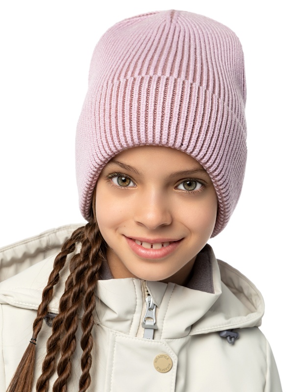 картинка Шапка для девочки NIKASTYLE 11м11025 Пудра какао от магазина детских товаров ALiSa