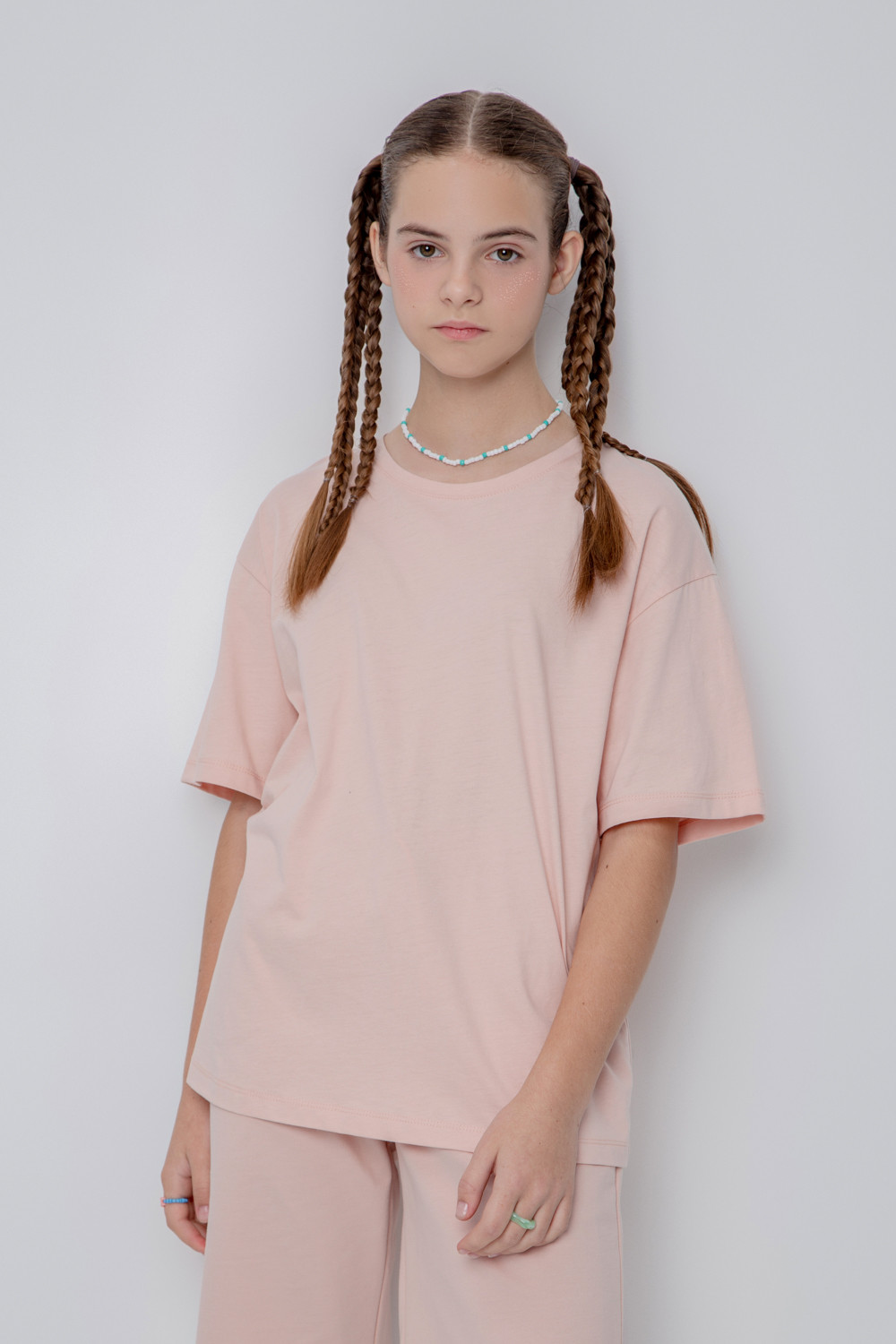 картинка Футболка для девочки Crockid КБ 302093 дымчатая роза от магазина детских товаров ALiSa