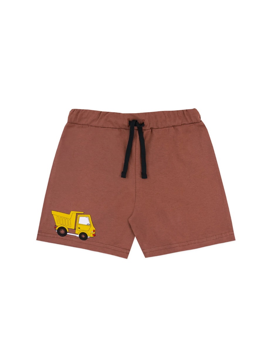 картинка Шорты для мальчика YLA 0613101403 Коричневый самосвал от магазина детских товаров ALiSa