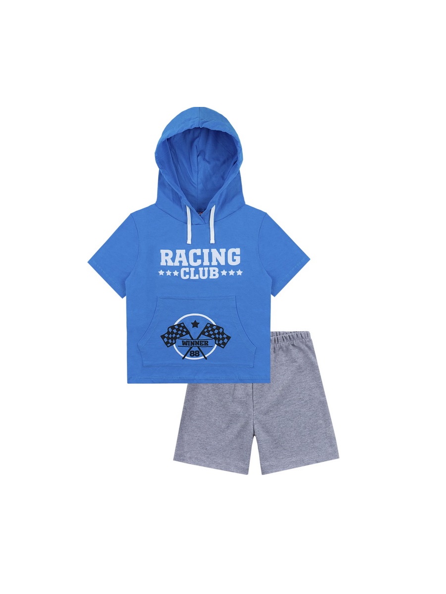 картинка Комплект для мальчика Youlala YLA 7355900102 Голубой, Серый от магазина детских товаров ALiSa