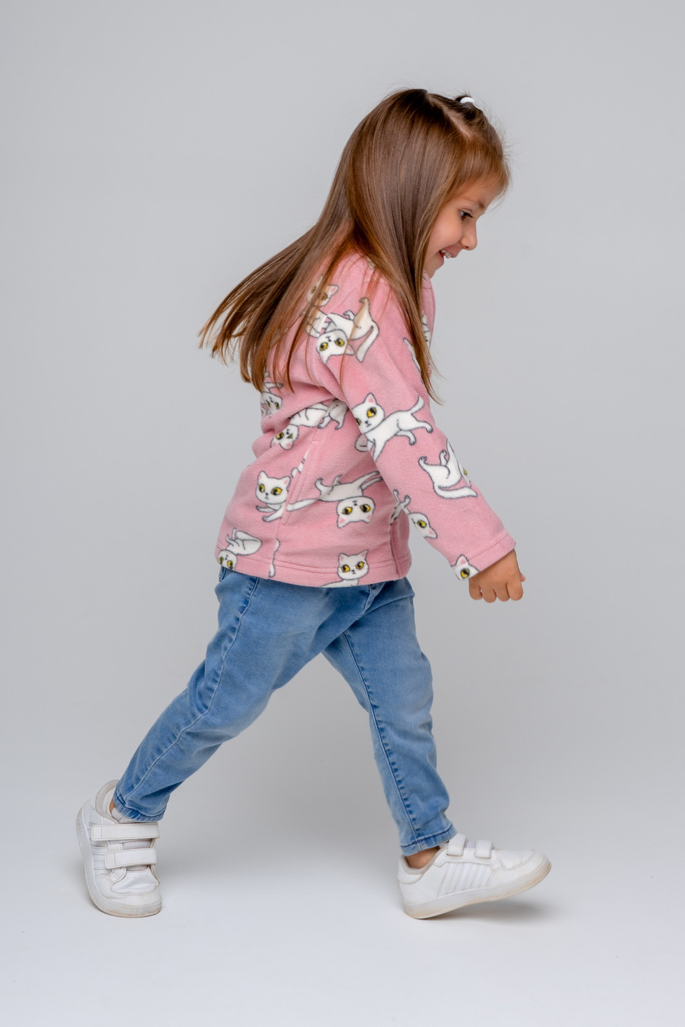 картинка Куртка флисовая для девочки Crockid ФЛ 34025/н/34 ГР от магазина детских товаров ALiSa