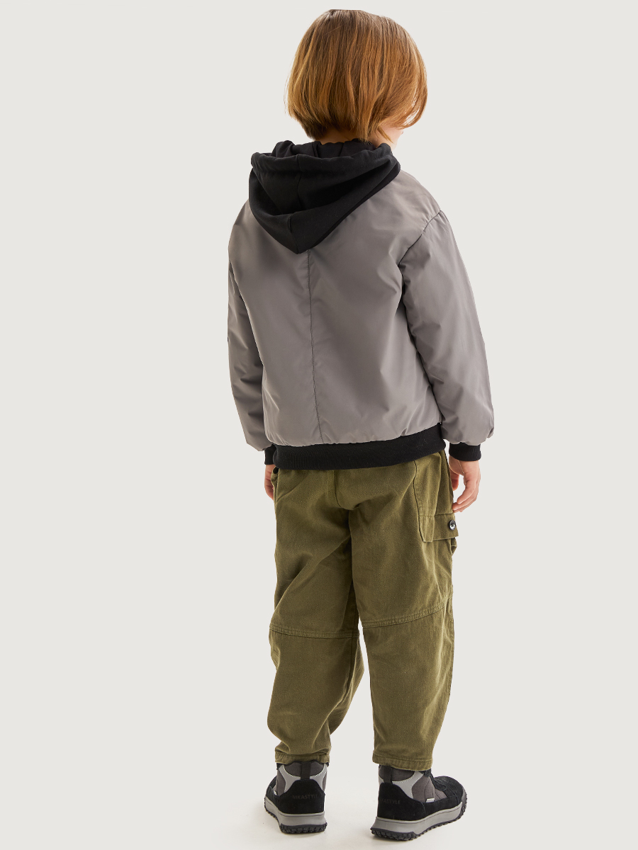 картинка Куртка утеплённая для мальчика NIKASTYLE 4м5525 Серый от магазина детских товаров ALiSa