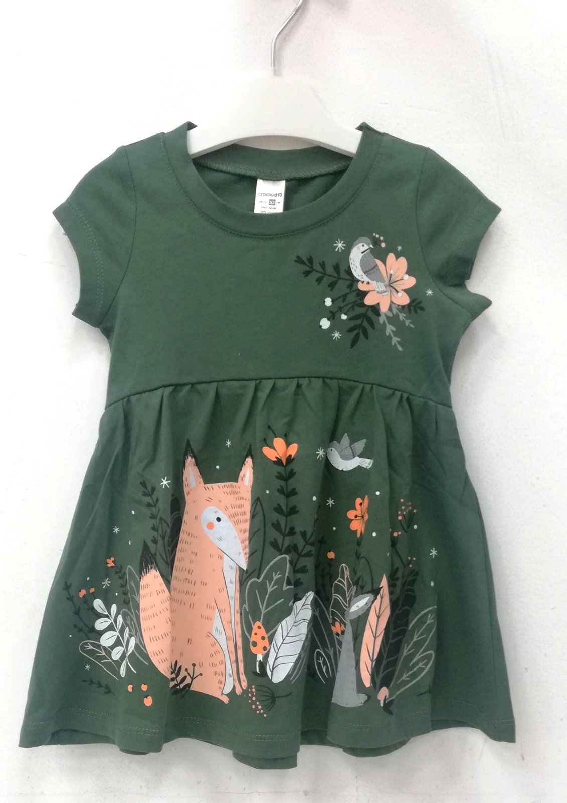 картинка Платье для девочки Crockid К 5728 лесной мох от магазина детских товаров ALiSa
