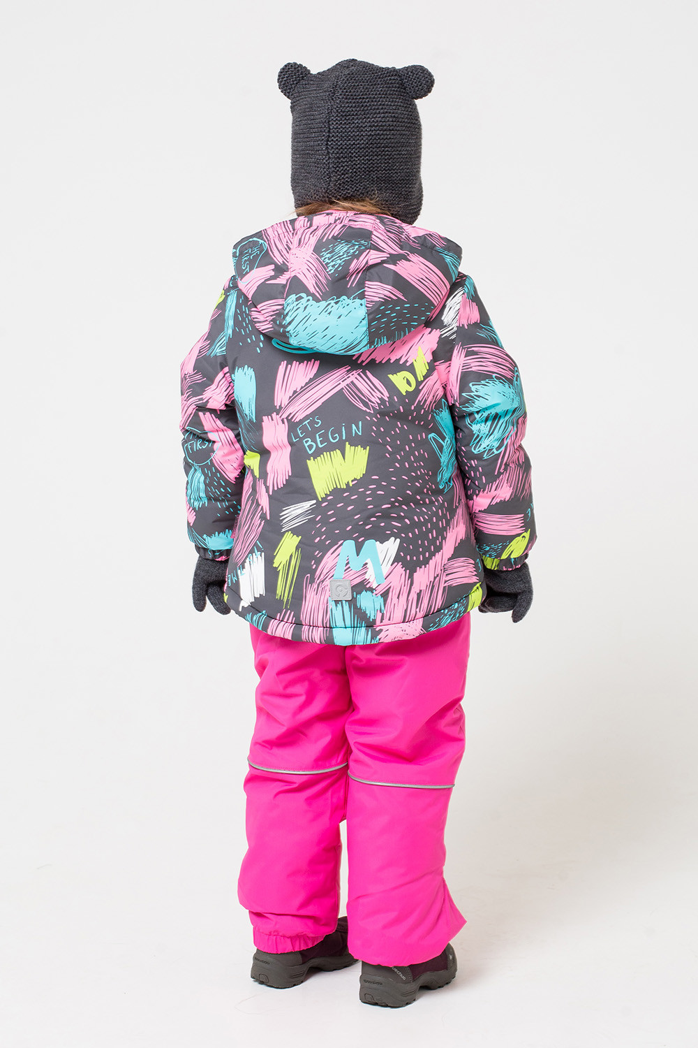 картинка Куртка зимняя для девочки Crockid ВК 38033/н/2 ГР от магазина детских товаров ALiSa