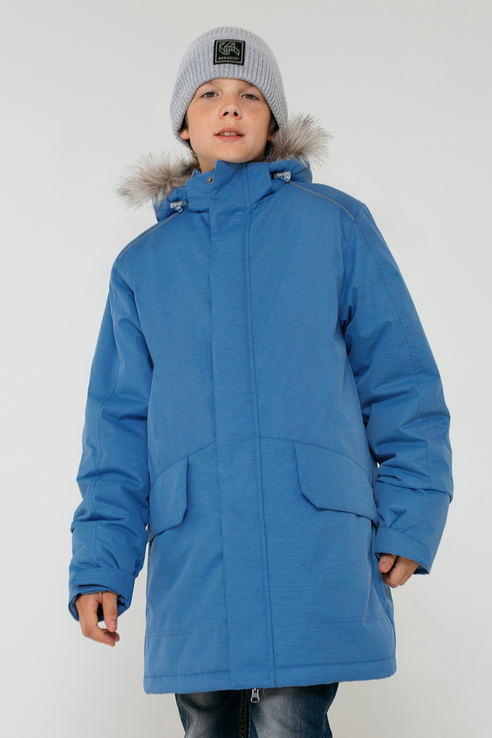 картинка Пальто зимнее для мальчика ВКБ 36067/1 ГР от магазина детских товаров ALiSa