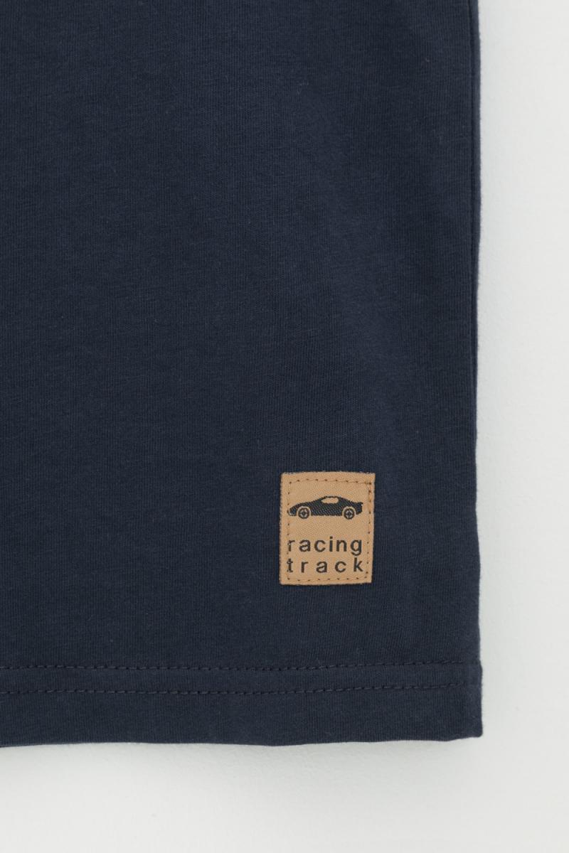 картинка Футболка для мальчика Crockid КР 302172 индиго к408 от магазина детских товаров ALiSa