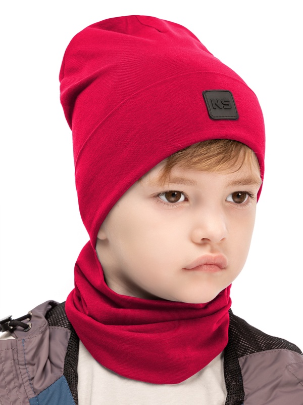 картинка Комплект деми шапка снуд для мальчика NIKASTYLE 12л12725 Чили от магазина детских товаров ALiSa