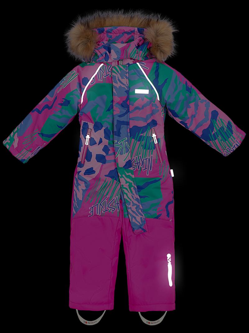 картинка Комбинезон зимний для девочки NIKASTYLE 8з0223 пудра фуксия от магазина детских товаров ALiSa