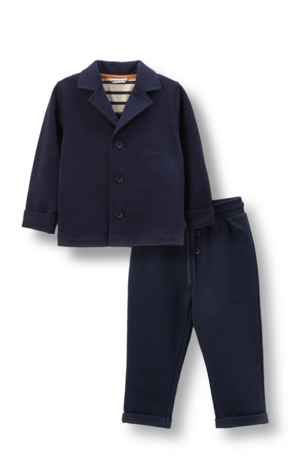 картинка Комплект для мальчика Crockid КР 2021 глубокий синий к414 от магазина детских товаров ALiSa