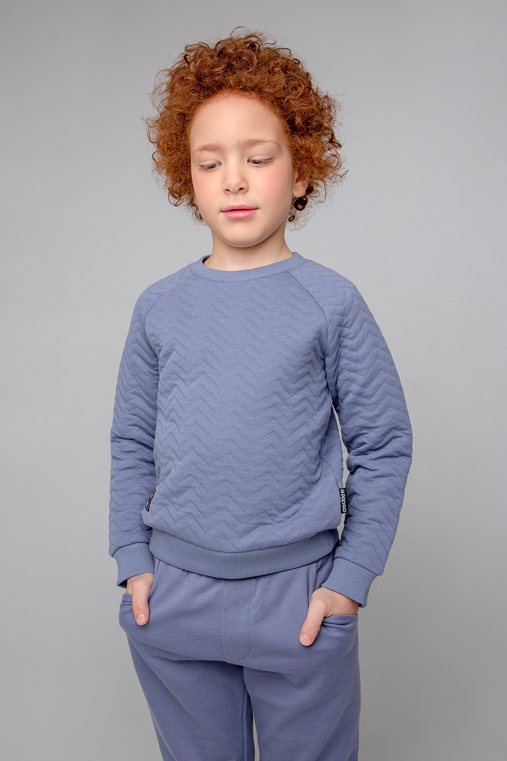 картинка Джемпер для мальчика Crockid КР 301874 мокрый асфальт к348 от магазина детских товаров ALiSa