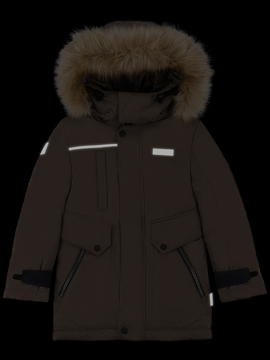 картинка Куртка зимняя для мальчика NIKASTYLE 4з3524 Орех от магазина детских товаров ALiSa