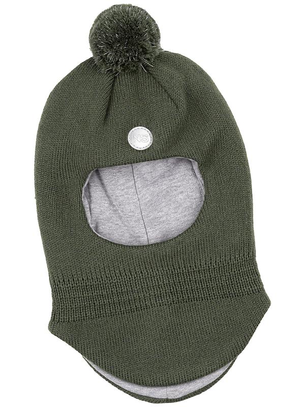 картинка Балаклава утепленная для мальчика NIKASTYLE 10з15225 Полынь от магазина детских товаров ALiSa