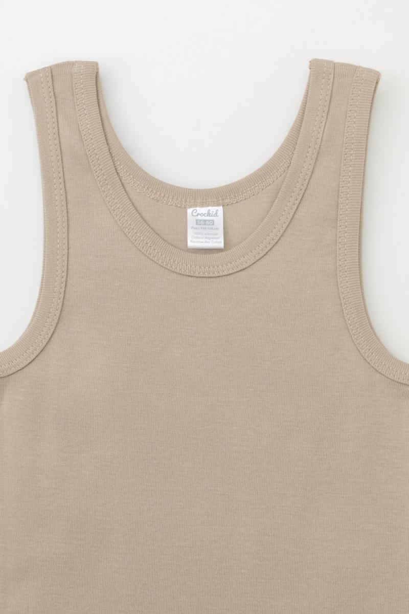 картинка Майка для мальчика Crockid К 1182-2 шалфей, темно-бежевый (беж) от магазина детских товаров ALiSa