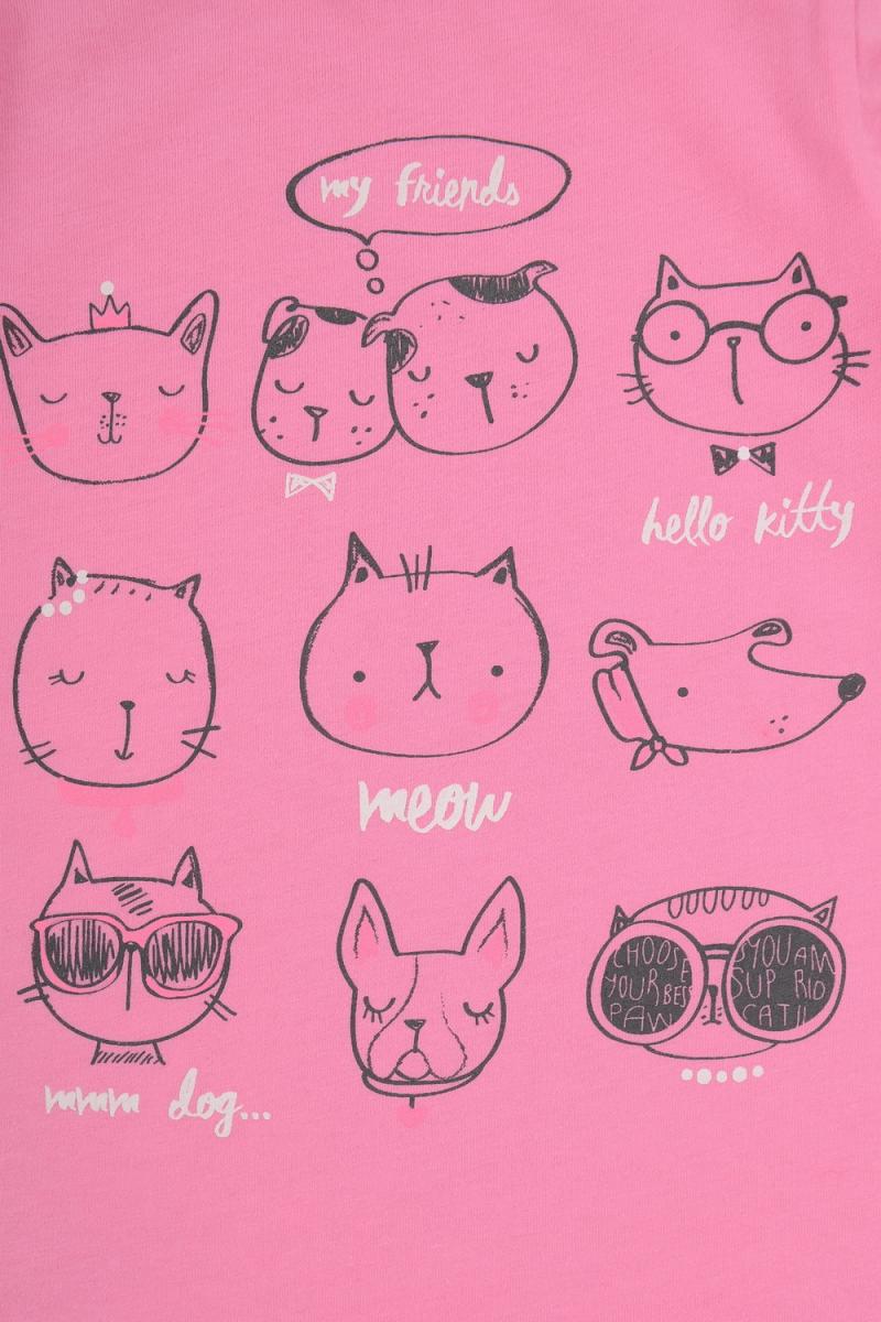 картинка Футболка для девочки Crockid К 3942 розовая орхидея от магазина детских товаров ALiSa