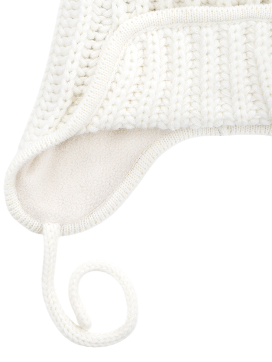 картинка Шапка ушанка утепленная для девочки NIKASTYLE 11з15825 Молоко от магазина детских товаров ALiSa