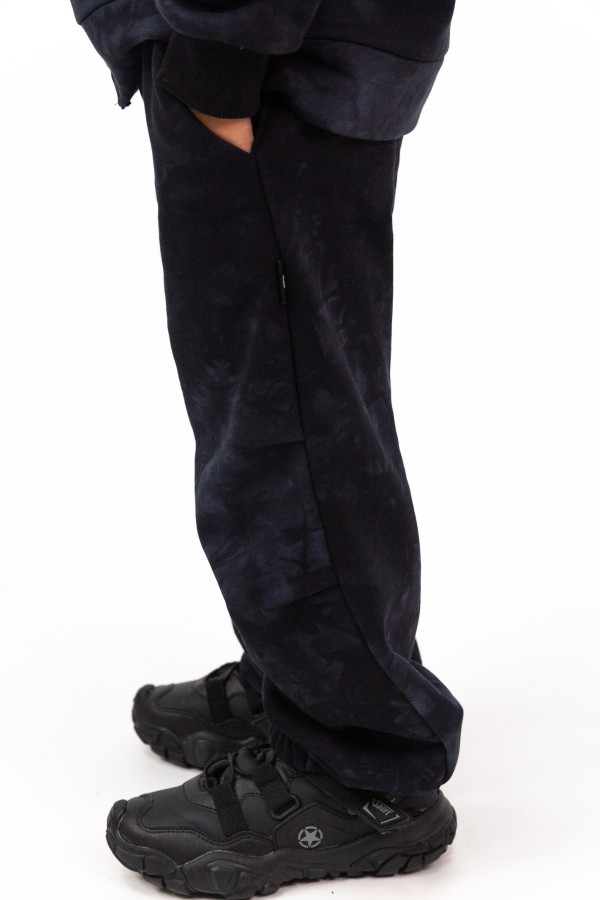 картинка Комплект для мальчика Baby Boom КД537/4-Ф Тай-дай чёрный Б118 от магазина детских товаров ALiSa