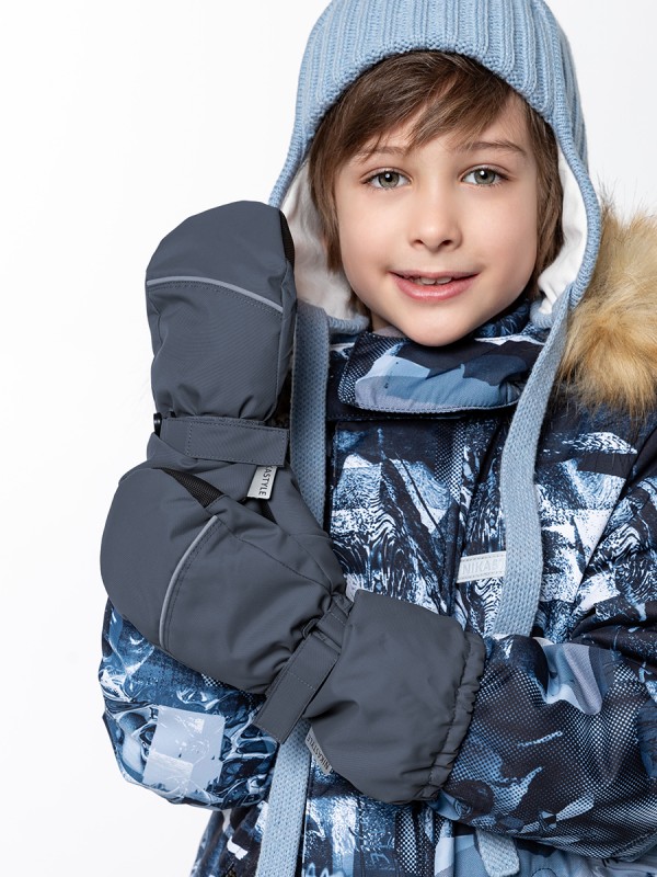 картинка Краги детские NIKASTYLE 14з17424 Серый от магазина детских товаров ALiSa