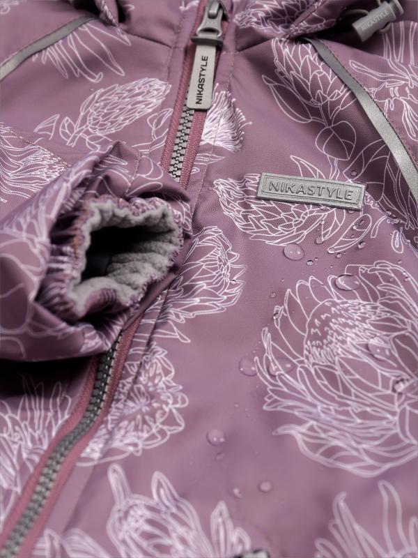 картинка Комбинезон утеплённый для девочки NIKASTYLE 8м1825 Какао шоколад от магазина детских товаров ALiSa