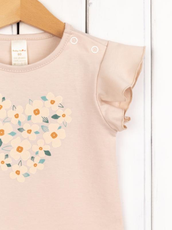 картинка Футболка для девочки Baby Boom Ф157/1-К Шампань от магазина детских товаров ALiSa