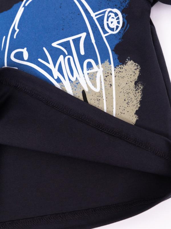 картинка Футболка для мальчика Baby Boom Ф154/8-К Skate графит от магазина детских товаров ALiSa