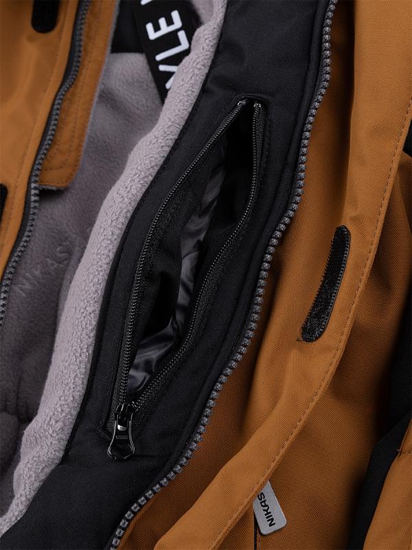 картинка Комбинезон зимний для мальчика NIKASTYLE 8з6724 Кэмел черный от магазина детских товаров ALiSa