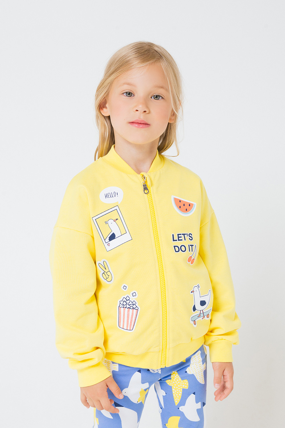 картинка Куртка для девочки Crockid КР 300912 сочный лимон к247 от магазина детских товаров ALiSa