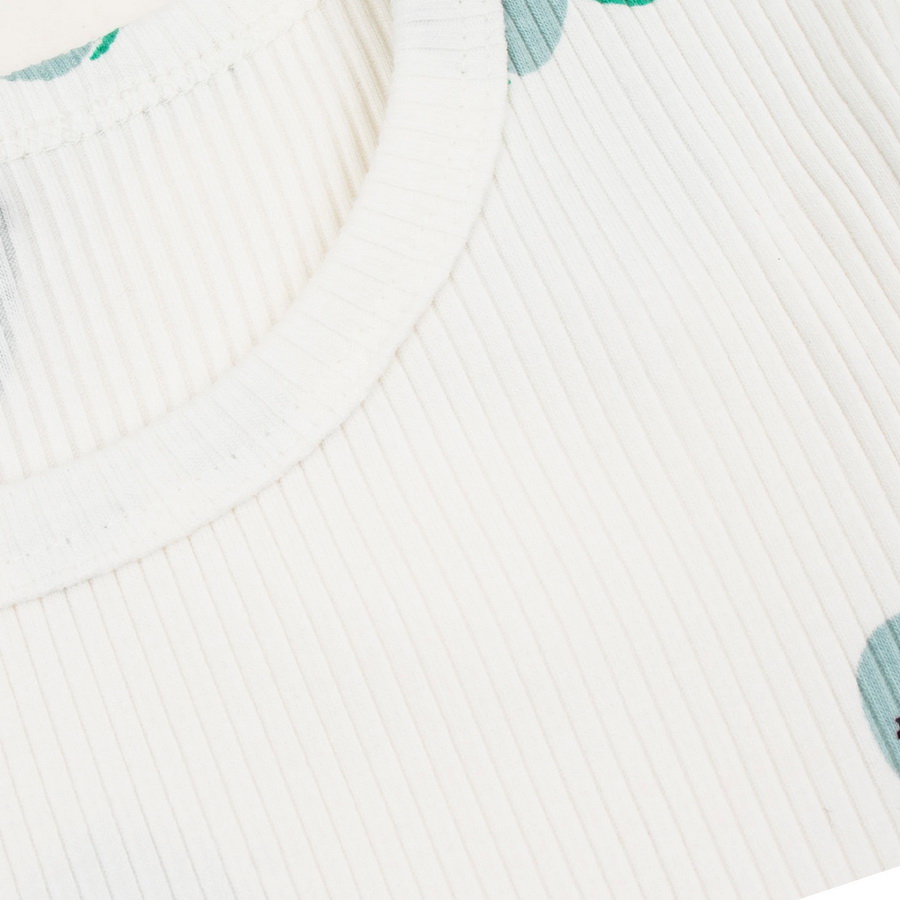 картинка Пижама для девочки YLA 7749400203 Молочный сердца метол от магазина детских товаров ALiSa