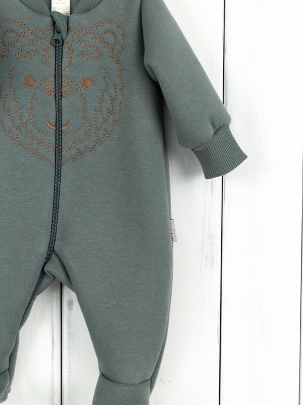 картинка Комбинезон на стопе Baby Boom К376/10-Ф Тёмный шалфей от магазина детских товаров ALiSa